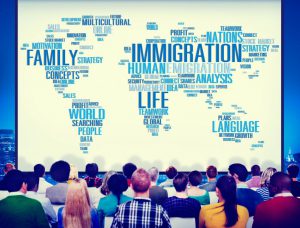 immigration international government law customs concept